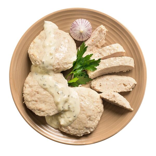Котлеты из мяса птицы паровые, Уже Готово, 4 шт в наборе