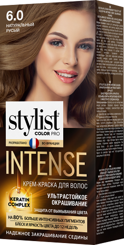 Крем-краска для волос Stylist Color Pro Intense 6.0 Натуральный русый