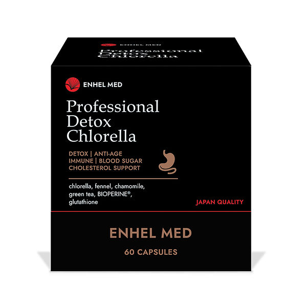 Enhel Med Хлорелла детокс профессиональная капсулы 60 шт