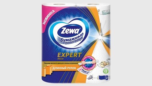 Бумажные полотенца Zewa Expert Decor, 2 рулона