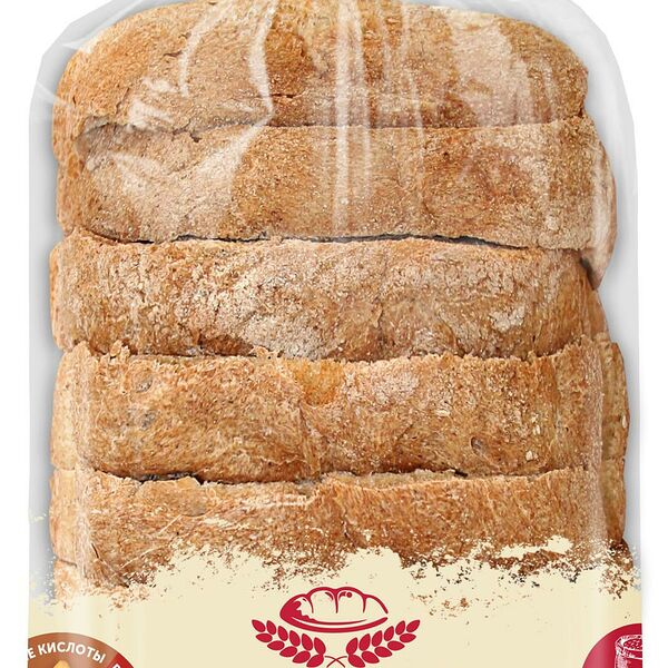 Аютинский хлеб Ремесленный цельнозерновой нарезка 550 г