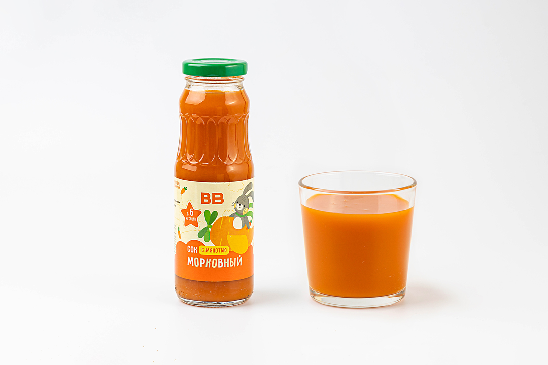 

Сок детский ВкусВилл морковный с мякотью 250 мл