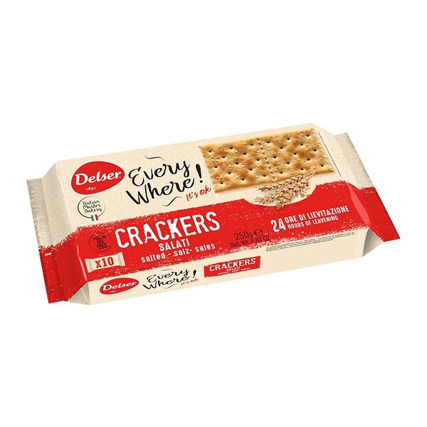 Крекеры Delser соленые, 250 г