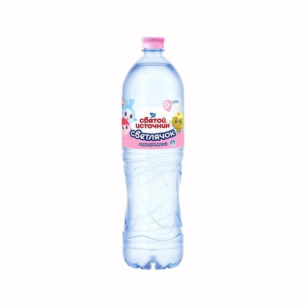 Вода питьевая детская Святой Источник Светлячок негазированная 1,5л