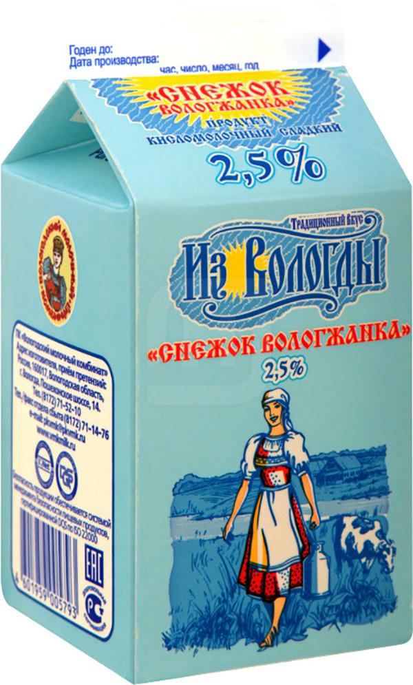 

Снежок Вологжанка 2.5%
