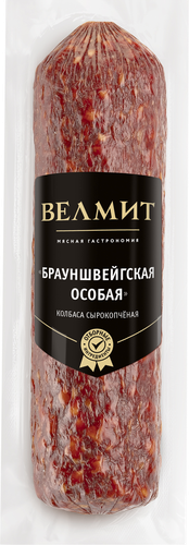 

Колбаса Велмит Брауншвейгская Особая сырокопченая 200 г