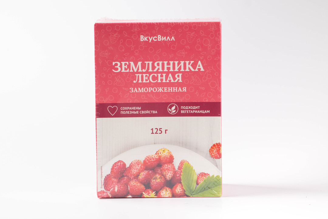 

Земляника ВкусВилл лесная замороженная, 125 г