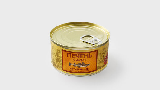 Печень минтая Камчаттралфлот натуральная 185г