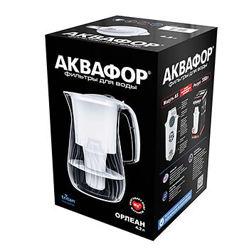 Фильтр-кувшин Аквафор Орлеан модель Р140А5FM белый, Россия