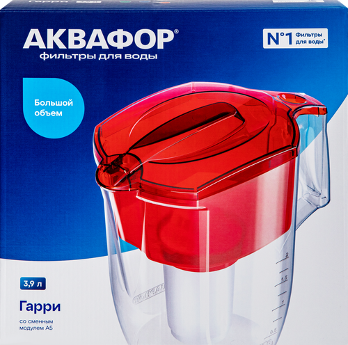 

Фильтр-кувшин Аквафор Гарри 3.9 л цвет в ассортименте