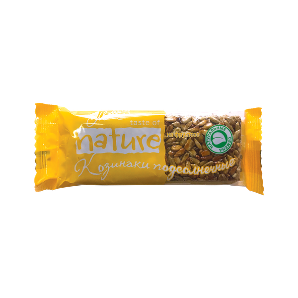 Козинаки подсолнечные с медом вес 60г Михаэлла