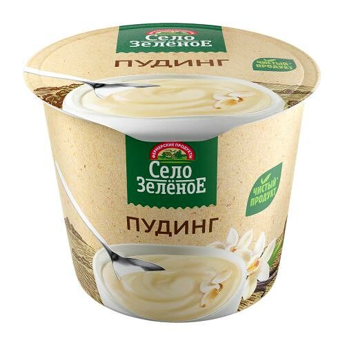 Пудинг молочный Зелёное Село Ваниль 3% 120 г