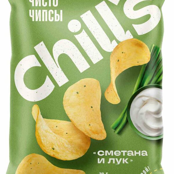 Чипсы картофельные Chill's Сметана-лук