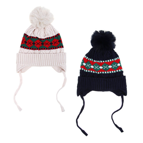 Galante шапка детская с подкладом на завязках, р-р 50-52, 2 цвета, сзш24-23, в ассортименте