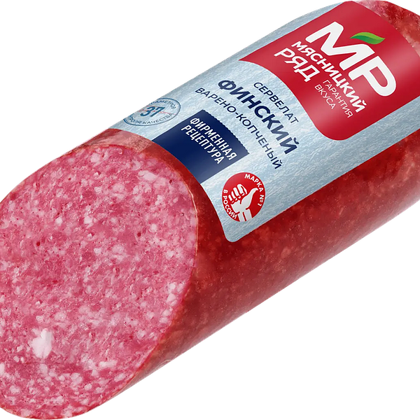 Колбаса Мясницкий ряд Сервелат Финский, варено-копченая