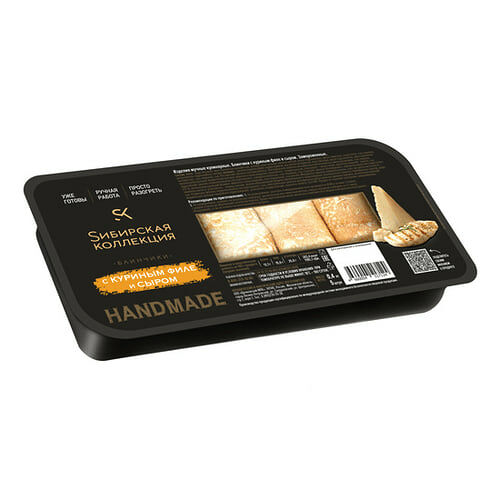 Блинчики Sибирская коллекция с курицей и сыром замороженные