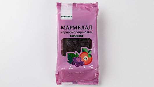Мармелад ВкусВилл бутербродный черносмородиновый