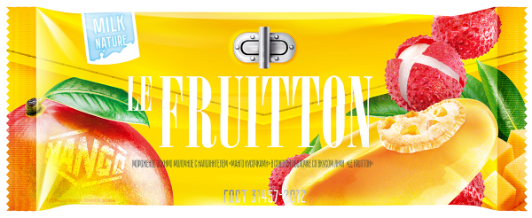 Мороженое молочное Le Fruitton Манго-личи