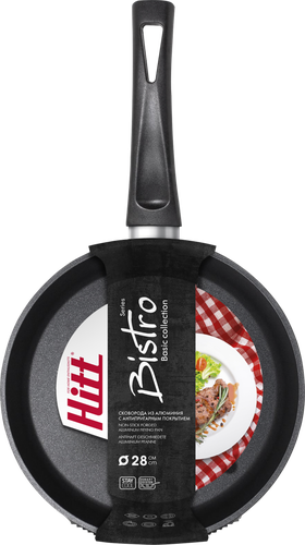 

Сковорода HITT Bistro 28см, антипригарная, литой алюминий
