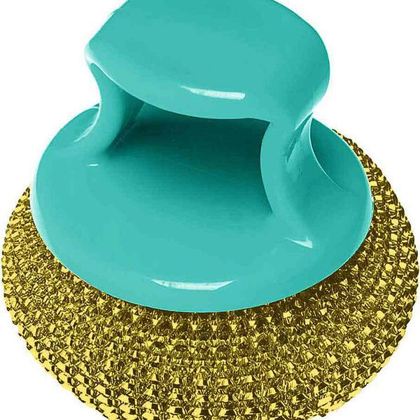 Мочалка металлическая сетка с держателем You'll Love, цвета в ассортименте