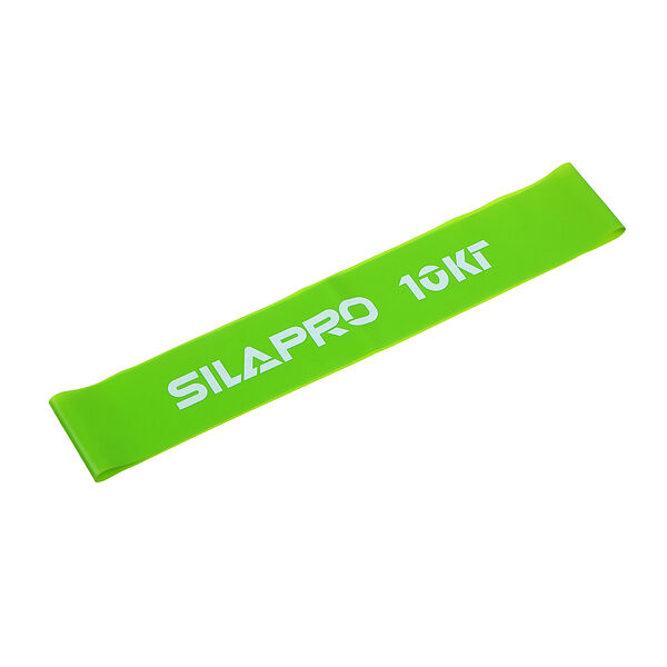 Silapro фитнес-резинка, 30х5х0.05 см, нагрузка 10 кг, латекс