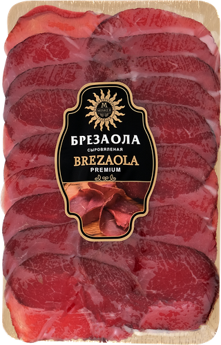 

Брезаола сыровяленая Мискер Премиум нарезка 80 г