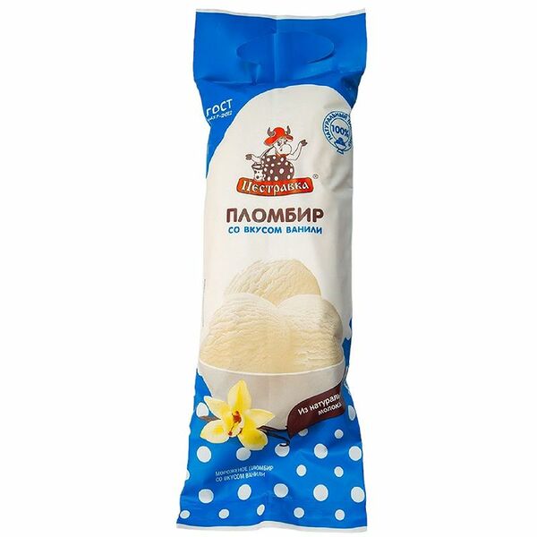 Мороженое Пестравка ваниль 400 г