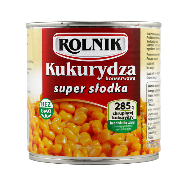 Кукуруза консервированая Rolnik 425мл ж/б