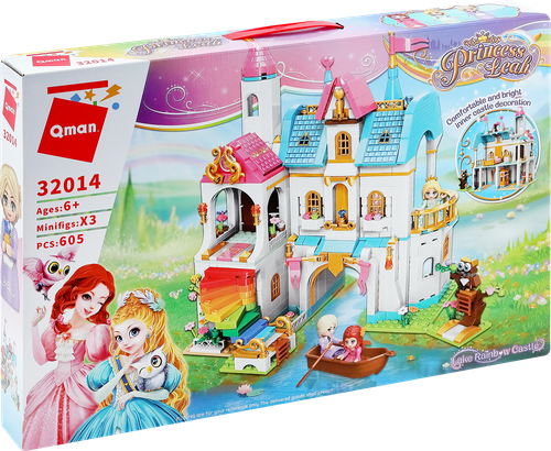 

Конструктор Qman Замок 605 деталей Арт. 32014