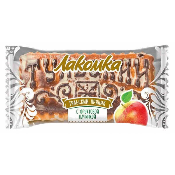 Пряник Лакомка Тульский с фруктовой начинкой 140г