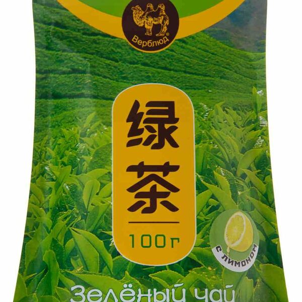 Чай зеленый Верблюд с лимоном