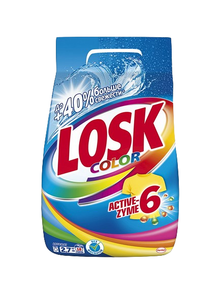 Losk средство моющее синтетическое 2,7 кг Колор (18 стирок)