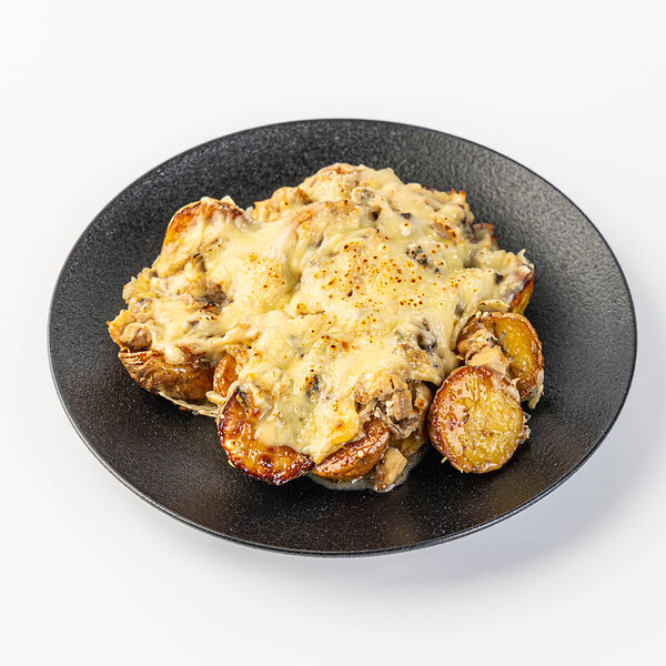 Жаркое из картофеля с грибами, курицей и сливочным соусом 340 г