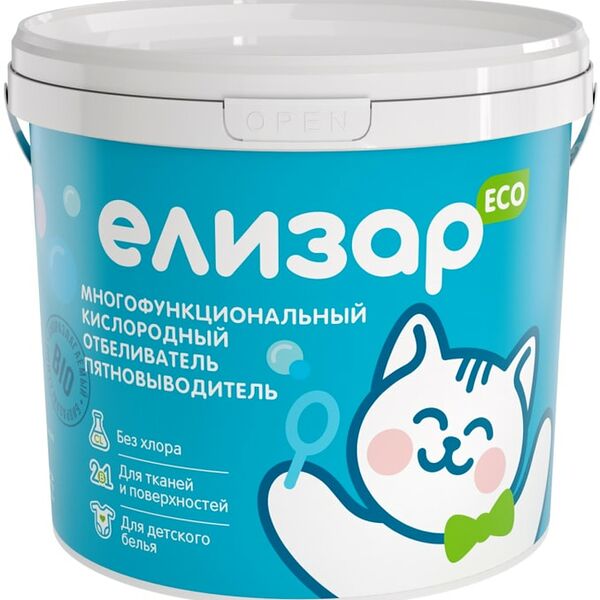 Отбеливатель-пятновыводитель Елизар кислородный 1кг
