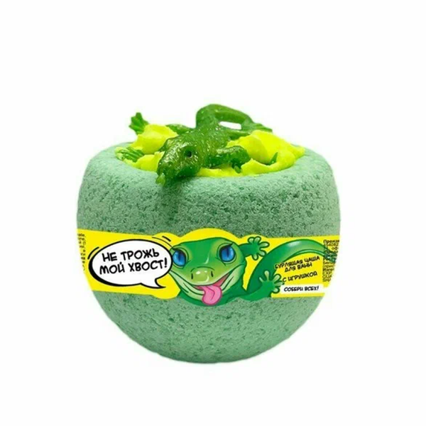 Соль Laboratory Katrin шипучая для ванн с пеной и игрушкой Не трожь мой хвост, в ассортименте, 160 г