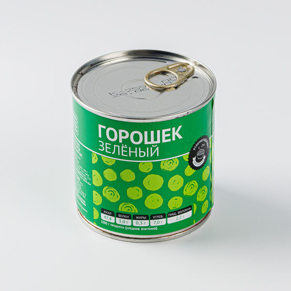 Горошек зеленый консервированный