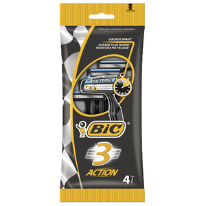 Бритва Bic 3 Action одноразовая 4 шт