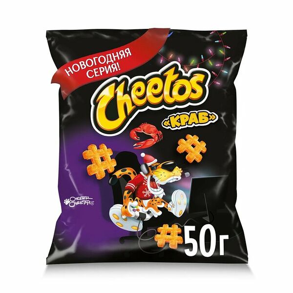Снеки кукурузные Cheetos со вкусом Краба