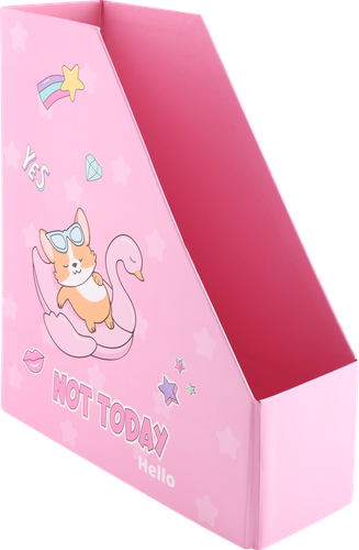 

Лоток для бумаг Лента Kids Corgi, вертикальный, 30х26х9 см