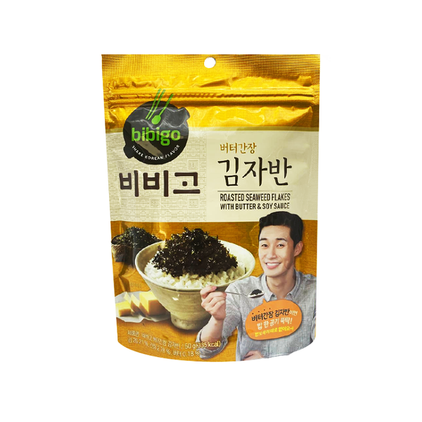 Хлопья из морских водорослей со вкусом соевого соуса и сливочного масла, 50 г