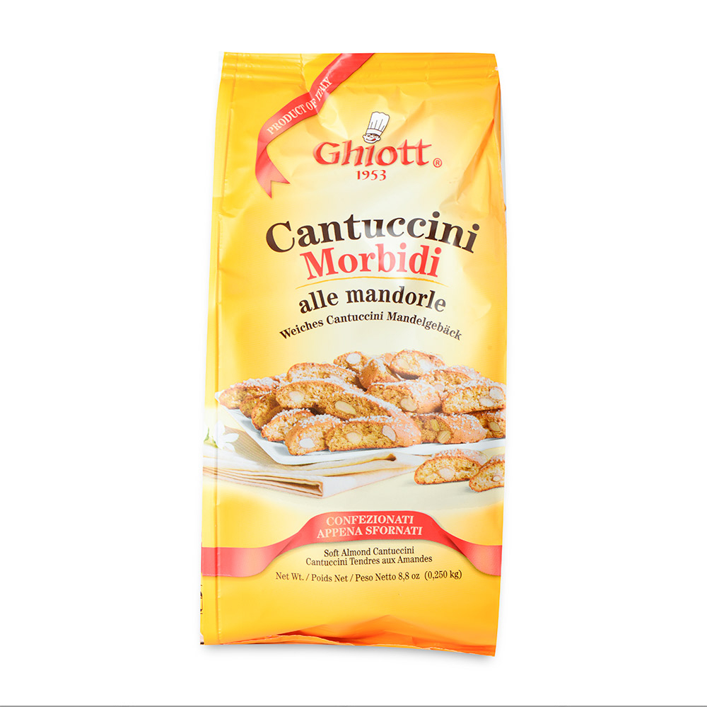 Печенье Ghiott Firenze Кантуччини мягкие с миндалем 250 г Италия