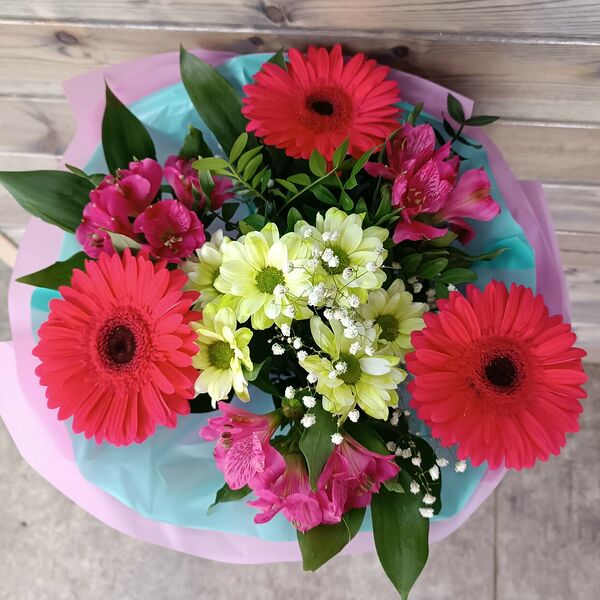 Букет с герберами