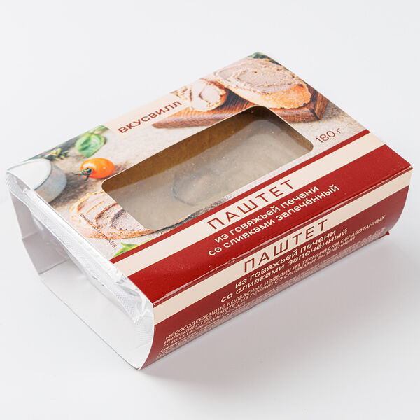 Паштет из говяжьей печени со сливками запеченный