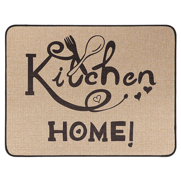 Vetta коврик для сушки посуды, 50x38 см, искусственный лен, резина