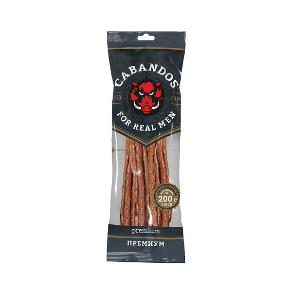 Колбаски Кабандос Премиум ЦБ с/к в/с флоупак газ г/я Охл 0,08кг Белмит