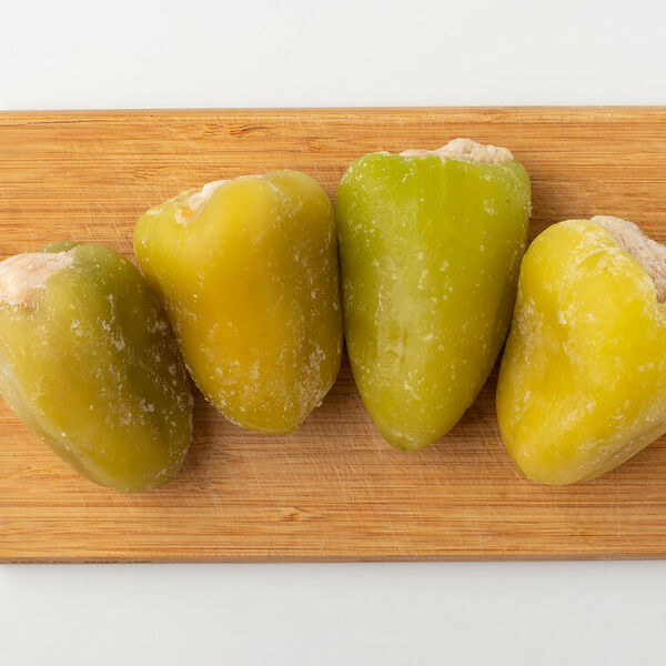 Перец фаршированный мясом курицы, заморозка