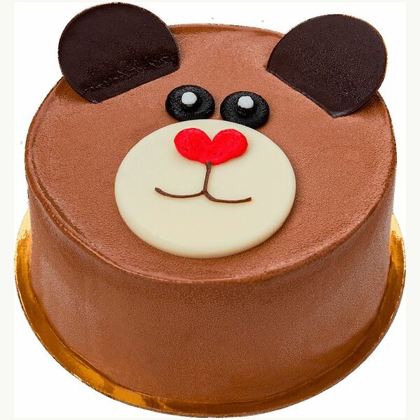 Бэнто-торт Мишка с ароматом ванили и сливочного шоколада с карамельной прослойкой 300г