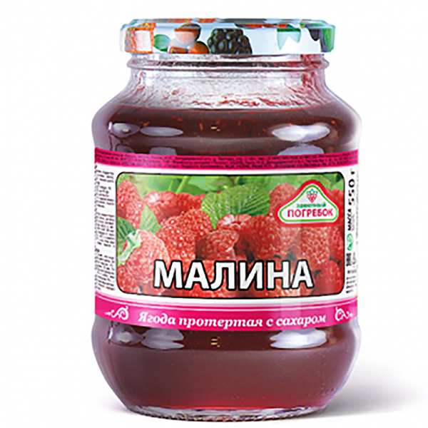 Ягода Заветный погребок 550г  Малина