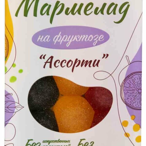 Мармелад Ассорти Нева на фруктозе