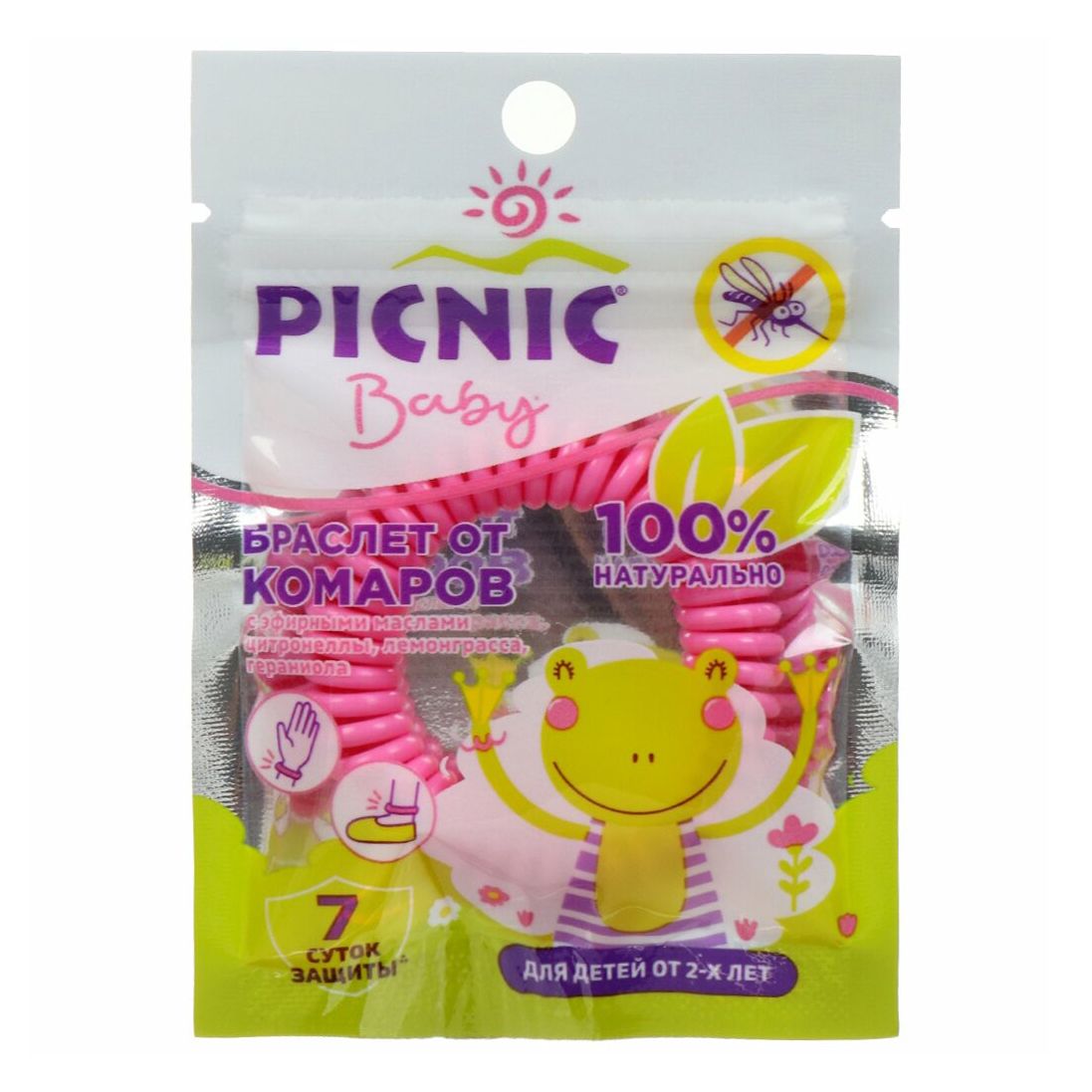 

Репеллентный браслет от комаров Picnic Baby в ассортименте